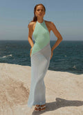 Caspa Crochet Maxi Dress - Multi