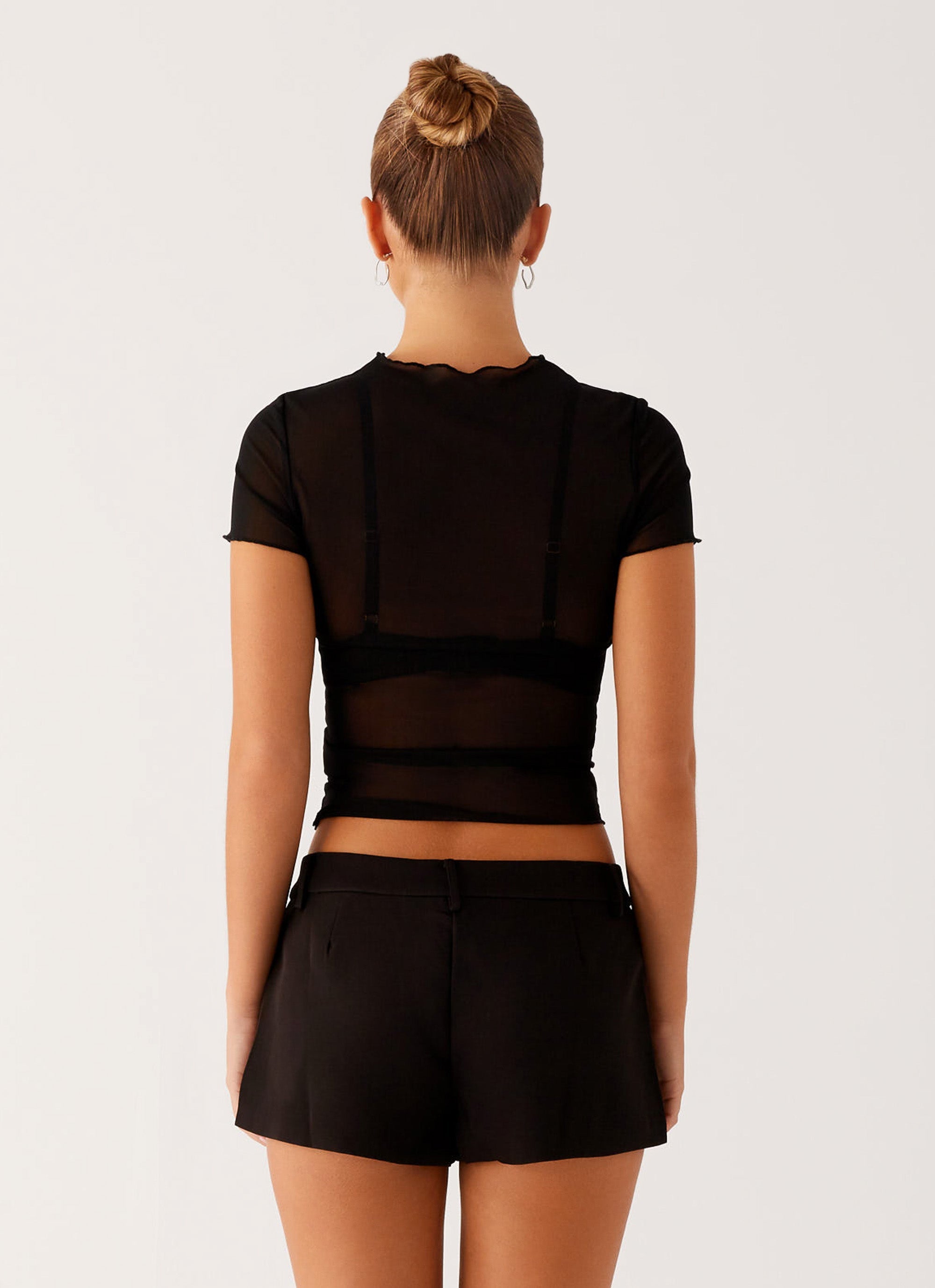 Dalton Mesh T-Shirt - Black