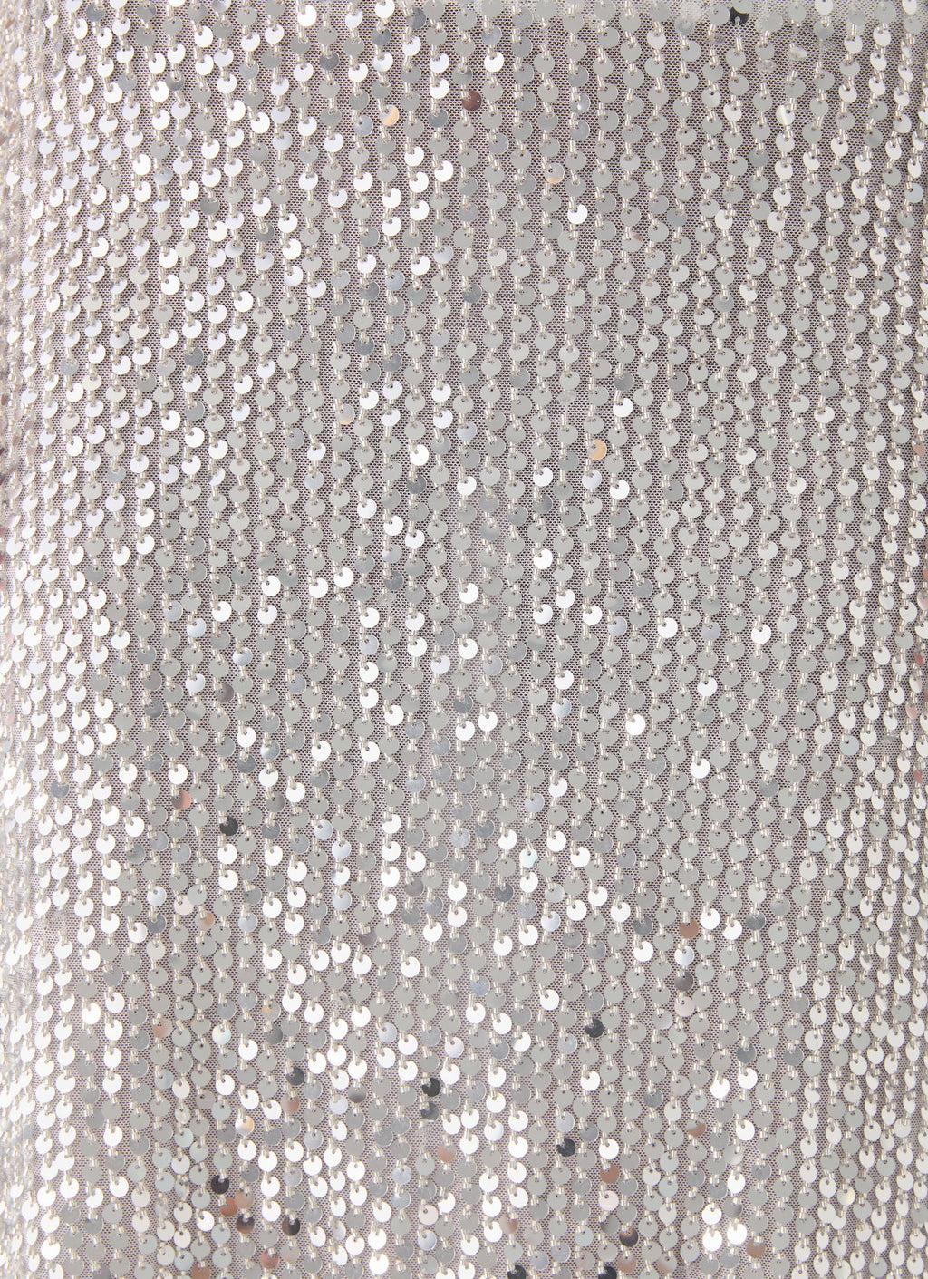 Evodia Sequin Midi Skirt - Silver