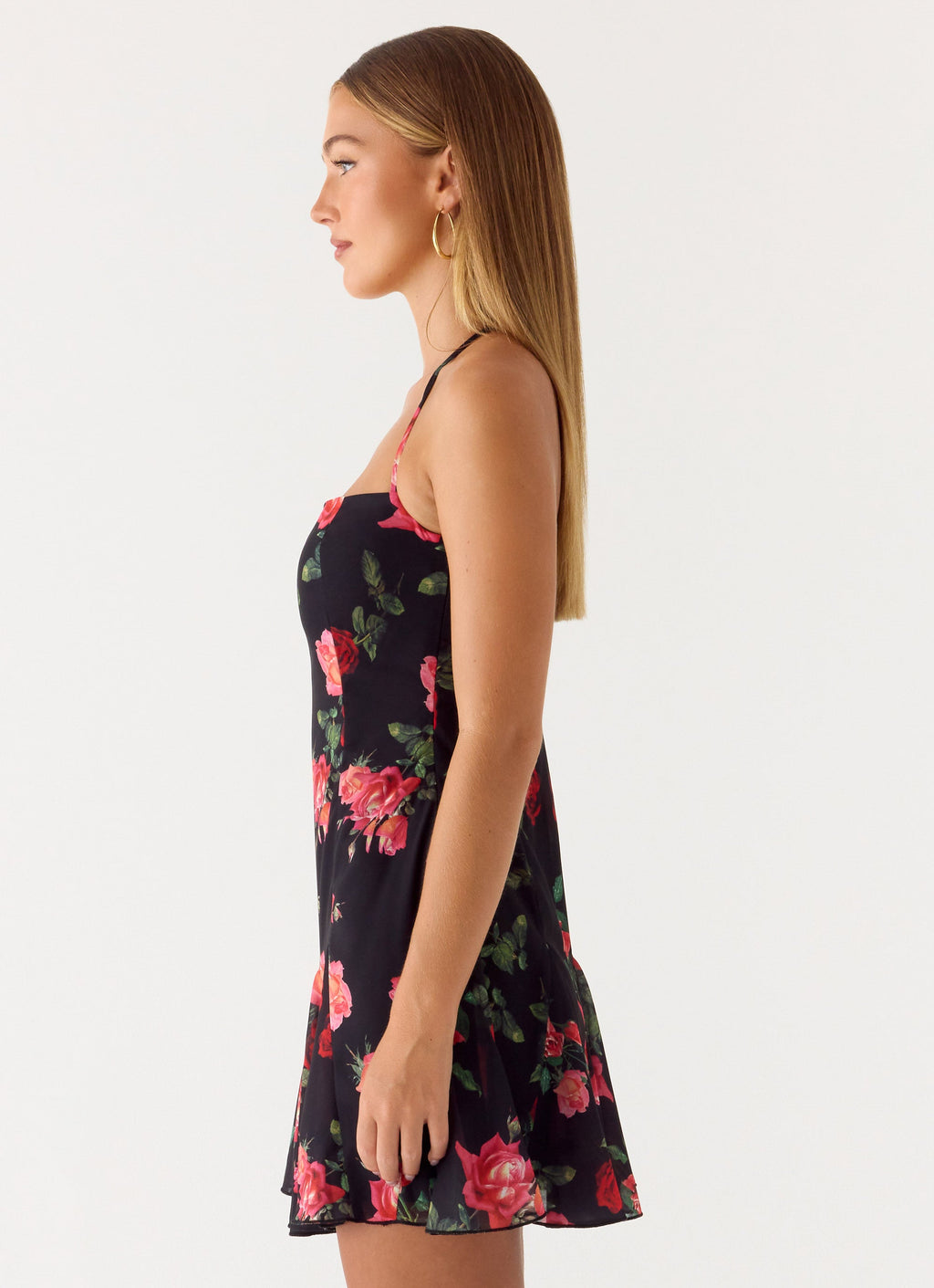 Nikyta Micro Mini Dress - Midnight Bloom