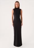 On My Time Maxi Dress - Black