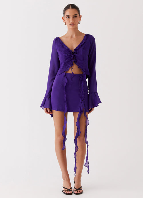 My Favourite Part Blouse - Violet