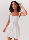 Rebel Heart Corset Dress - White