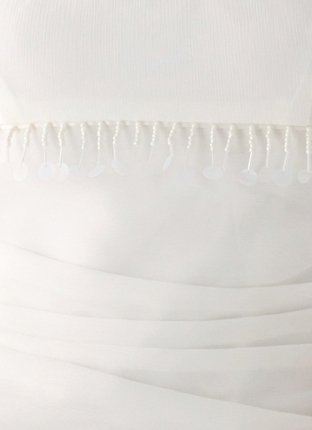 Perfect Celebrity Beaded Top - White