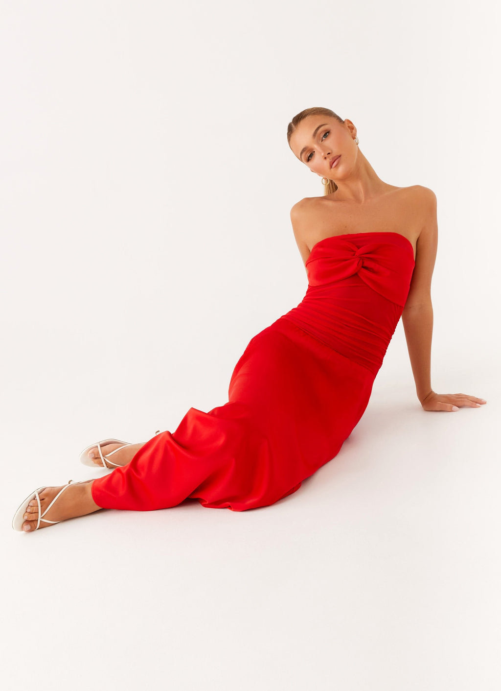 Rewind Maxi Dress - Tangerine