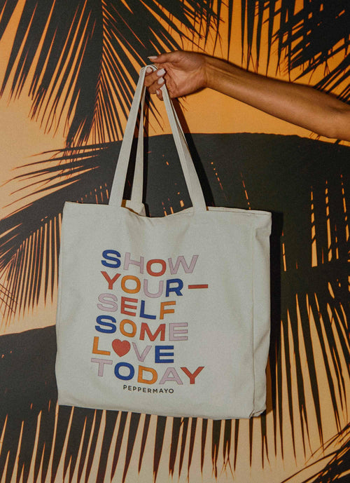 Peppermayo Lover Canvas Tote - Multi
